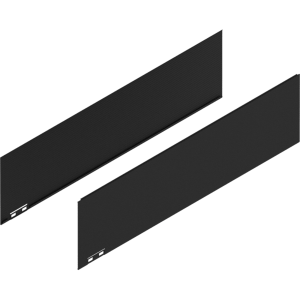LEGRABOX Dekorelement, H=177 mm, NL=650 mm, carb.schw./carb.look, links/rechts