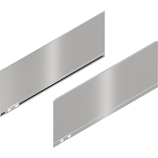 LEGRABOX Dekorelement, H=177 mm, NL=450 mm, inox-gebür.-lackiert, links/rechts