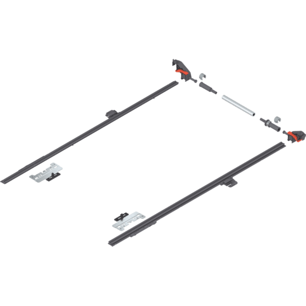MERIVOBOX Seitenstabilisierung, bis NL=650mm, bis KB=1400mm, zum Ablängen