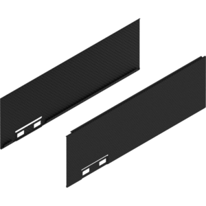 LEGRABOX Dekorelement, H=90.5 mm, NL=270 mm, carb.schw./carb.look, links/rechts