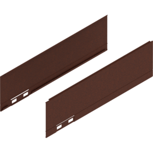 LEGRABOX Dekorelement, H=90.5 mm, NL=300 mm, noble rust, links/rechts
