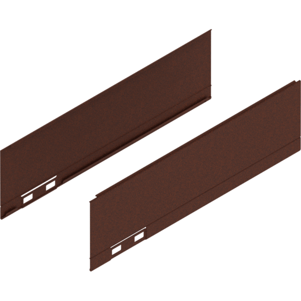 LEGRABOX Dekorelement, H=90.5 mm, NL=300 mm, noble rust, links/rechts