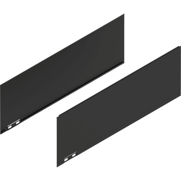 LEGRABOX Dekorelement, H=177 mm, NL=500 mm, carbonschwarz matt, links/rechts