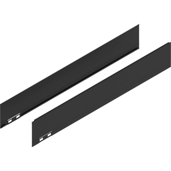 LEGRABOX Dekorelement, H=90.5 mm, NL=550 mm, carbonschwarz matt, links/rechts