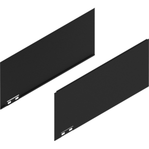 LEGRABOX Dekorelement, H=177 mm, NL=400 mm, carb.schw./carb.look, links/rechts