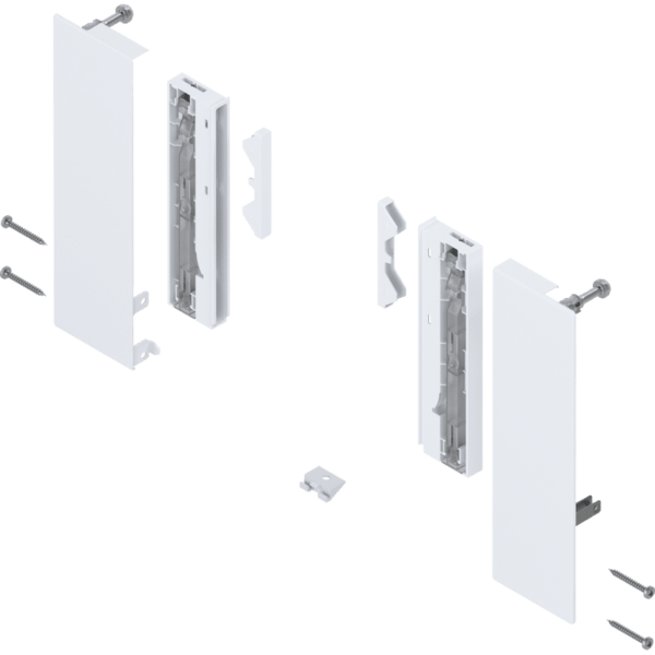 MERIVOBOX Fronthalter, Höhe E für Innenauszug m. Einschubele. l/r, seidenw.