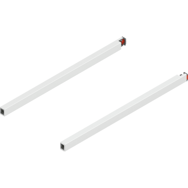 MERIVOBOX Längsreling, NL=400 mm, links/rechts, seidenweiß
