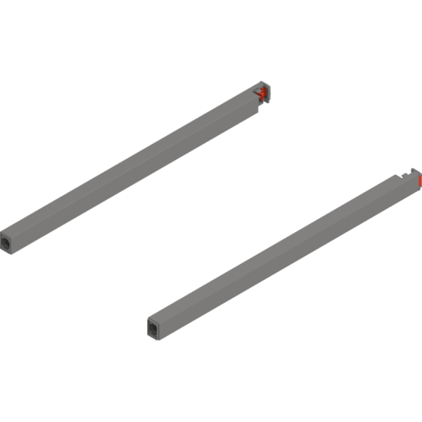 MERIVOBOX Längsreling, NL=350 mm, links/rechts, indiumgrau