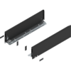 Blum LEGRABOX pure Zarge H=128.5 mm NL=500 mm carbonschwarz matt links/rechts