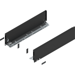 Blum LEGRABOX pure Zarge H=128.5 mm NL=500 mm carbonschwarz matt links/rechts