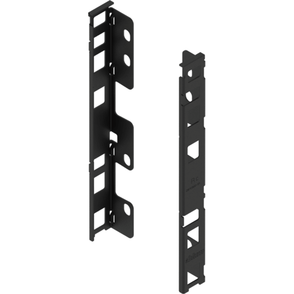 LEGRABOX Holzrückwandhalter, H=193 mm, carbonschwarz matt, links/rechts
