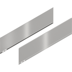 LEGRABOX Dekorelement, H=177 mm, NL=650 mm, inox-gebür.-lackiert, links/rechts