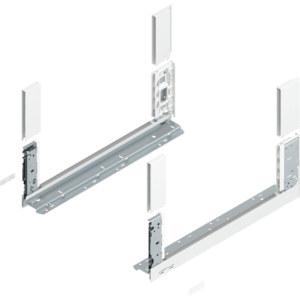 LBX Zargen free H= 176,8mm NL 500mm, seidenweiss, incl. Boxcover vorn u. hinten