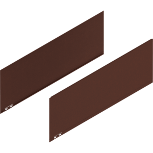 LEGRABOX Dekorelement, H=241 mm, NL=650 mm, noble rust, links/rechts