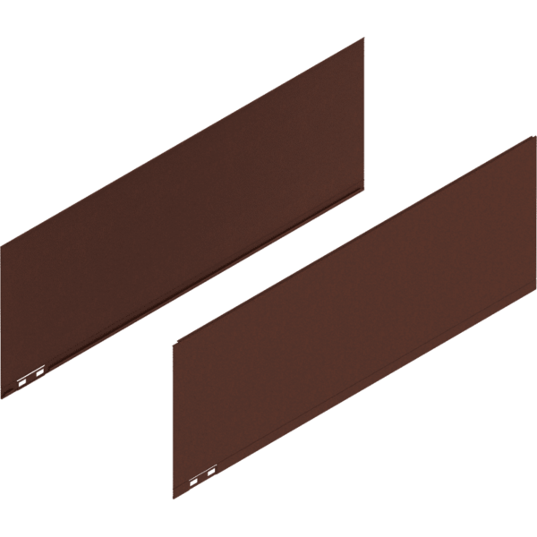 LEGRABOX Dekorelement, H=241 mm, NL=650 mm, noble rust, links/rechts