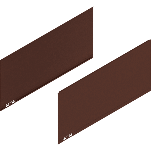 Blum LEGRABOX Dekorelement H=241 mm NL=500 mm noble rust links/rechts