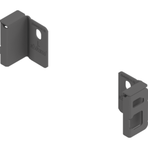 MERIVOBOX Holzrückwandhalter, Höhe N (82,5 mm), links/rechts, oriongrau
