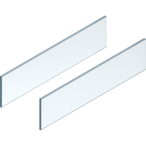 LBX free Glaseinschubelement Set NL=650mm Stärke10 mm Höhe 138mm, Klarglas