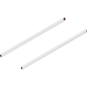 MERIVOBOX Längsreling, NL=600 mm, links/rechts, seidenweiß