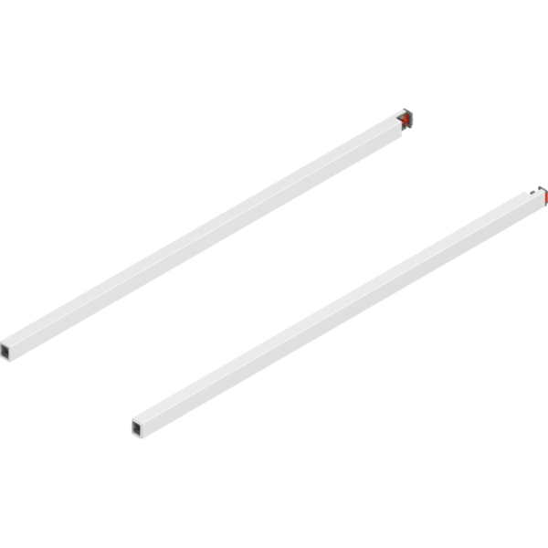 MERIVOBOX Längsreling, NL=600 mm, links/rechts, seidenweiß