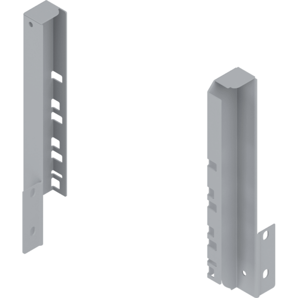 TBX Holzrückwandhalter für Spülenauszug Höhe D 224 mm grau