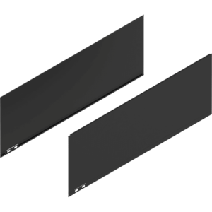 LEGRABOX Dekorelement, H=241 mm, NL=650 mm, carbonschwarz matt, links/rechts