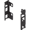 LBX Holzrückwandhalter li./re. M-Höhe 102 mm terraschwarz