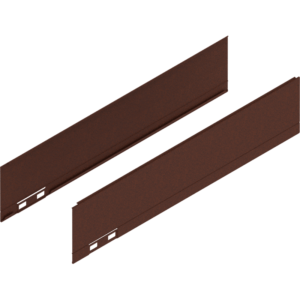 LEGRABOX Dekorelement, H=90.5 mm, NL=400 mm, noble rust, links/rechts