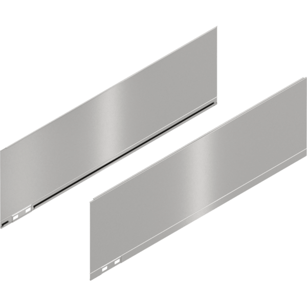 LEGRABOX Dekorelement, H=177 mm, NL=550 mm, inox-gebür.-lackiert, links/rechts