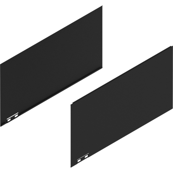 Blum LEGRABOX Dekorelement H=241 mm NL=450 mm carb.schw./carb.look links/rechts