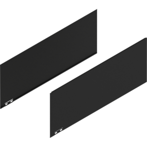 Blum LEGRABOX Dekorelement H=241 mm NL=600 mm carb.schw./carb.look links/rechts