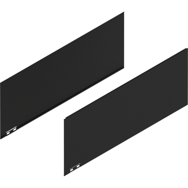 Blum LEGRABOX Dekorelement H=241 mm NL=600 mm carb.schw./carb.look links/rechts