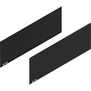 LEGRABOX Dekorelement, H=241 mm, NL=650 mm, carb.schw./carb.look, links/rechts