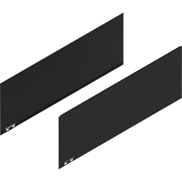 LEGRABOX Dekorelement, H=241 mm, NL=650 mm, carb.schw./carb.look, links/rechts