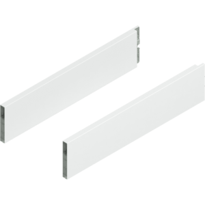 MERIVOBOX BOXCAP, NL=450mm, Höhe E, links/rechts, seidenweiß