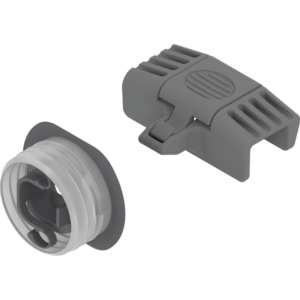 LBX MITNEHMER-SET F.INNENSCHUB.H=M INDIUMGRAU