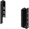 TBX Holzrückwandhalter-Set 151mm für Höhe C terraschwarz