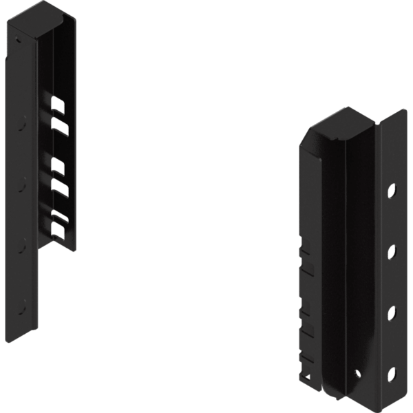 TBX Holzrückwandhalter-Set 151mm für Höhe C terraschwarz