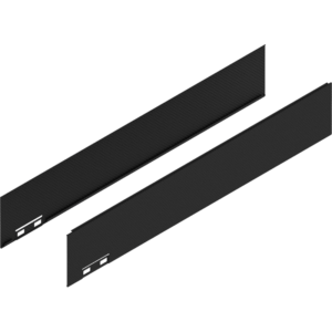 LEGRABOX Dekorelement, H=90.5 mm, NL=500 mm, carb.schw./carb.look, links/rechts