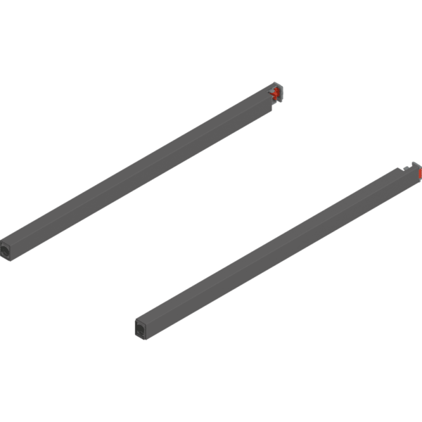 MERIVOBOX Längsreling, NL=400 mm, links/rechts, oriongrau