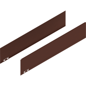 Blum LEGRABOX Dekorelement H=128.5 mm NL=600 mm noble rust links/rechts