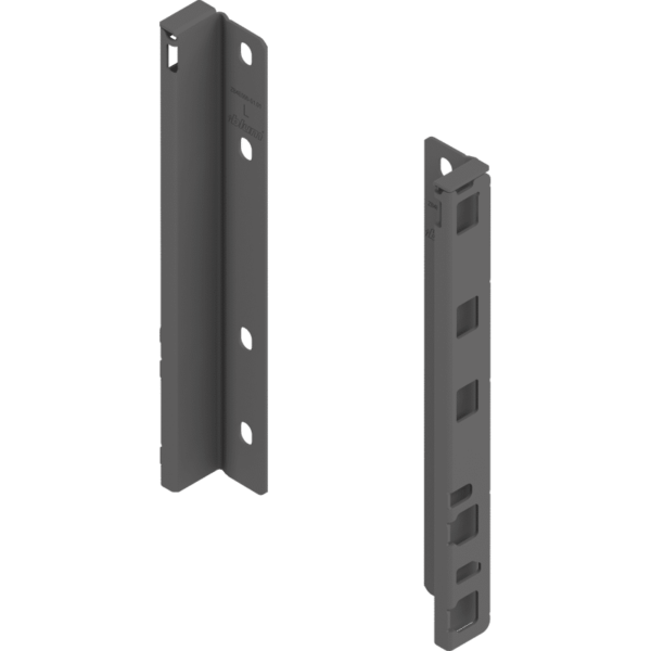 MERIVOBOX Holzrückwandhalter, Höhe E (209 mm), links/rechts, oriongrau