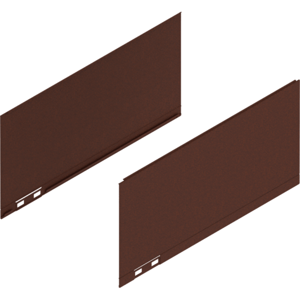 LEGRABOX Dekorelement, H=177 mm, NL=350 mm, noble rust, links/rechts