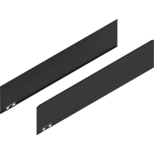 Blum LEGRABOX Dekorelement H=128.5 mm NL=600 mm carbonschwarz matt links/rechts