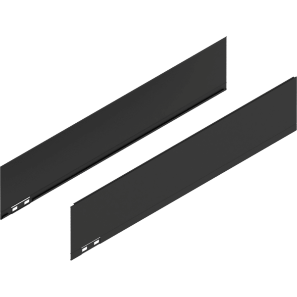 Blum LEGRABOX Dekorelement H=128.5 mm NL=600 mm carbonschwarz matt links/rechts