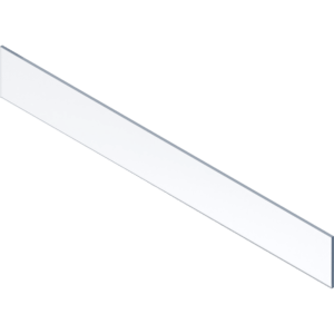 MERIVOBOX Einschubele. Glas vorne klar, KB:1200mm H:142,5mm für 19mm Korpus