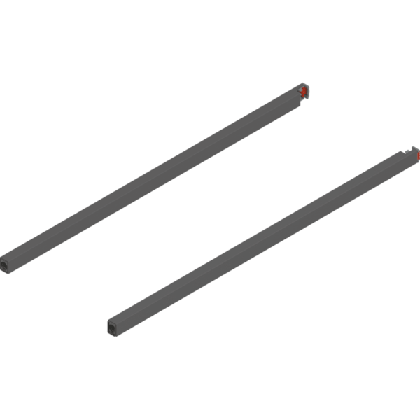 MERIVOBOX Längsreling, NL=550 mm, links/rechts, oriongrau