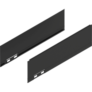 LEGRABOX Dekorelement, H=90.5 mm, NL=300 mm, carbonschwarz matt, links/rechts