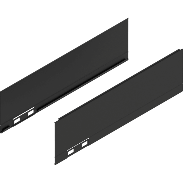 LEGRABOX Dekorelement, H=90.5 mm, NL=300 mm, carbonschwarz matt, links/rechts