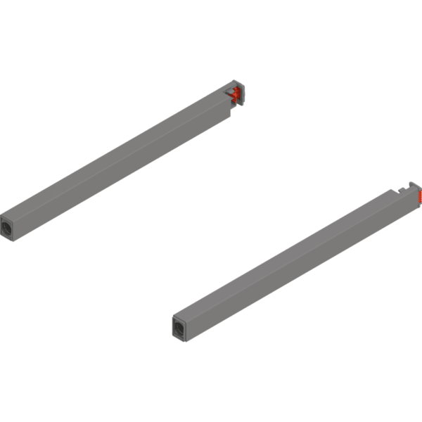 MERIVOBOX Längsreling, NL=270 mm, links/rechts, indiumgrau